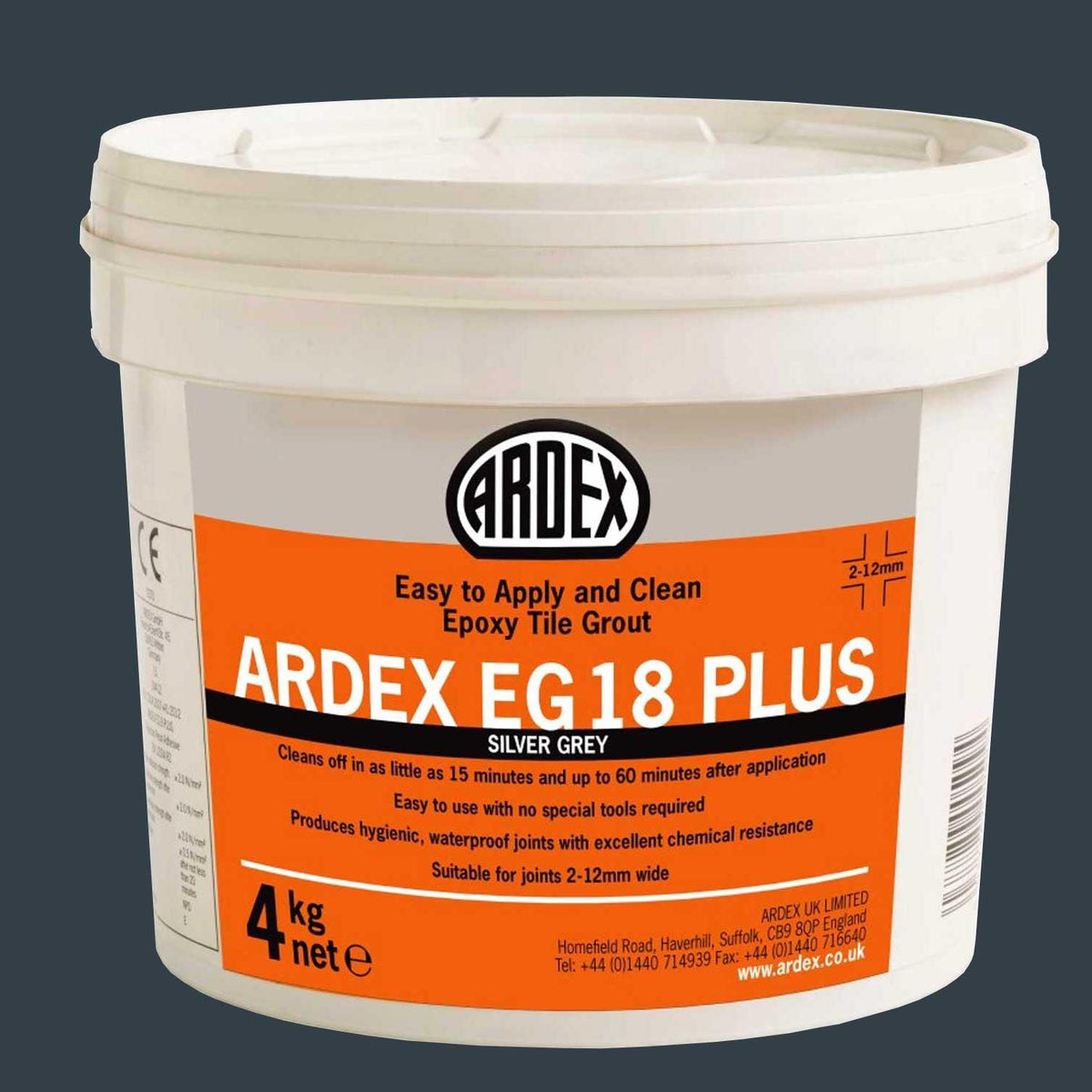 Ardex EG18 Plus Epoxy Grout Easy to Apply 4KG