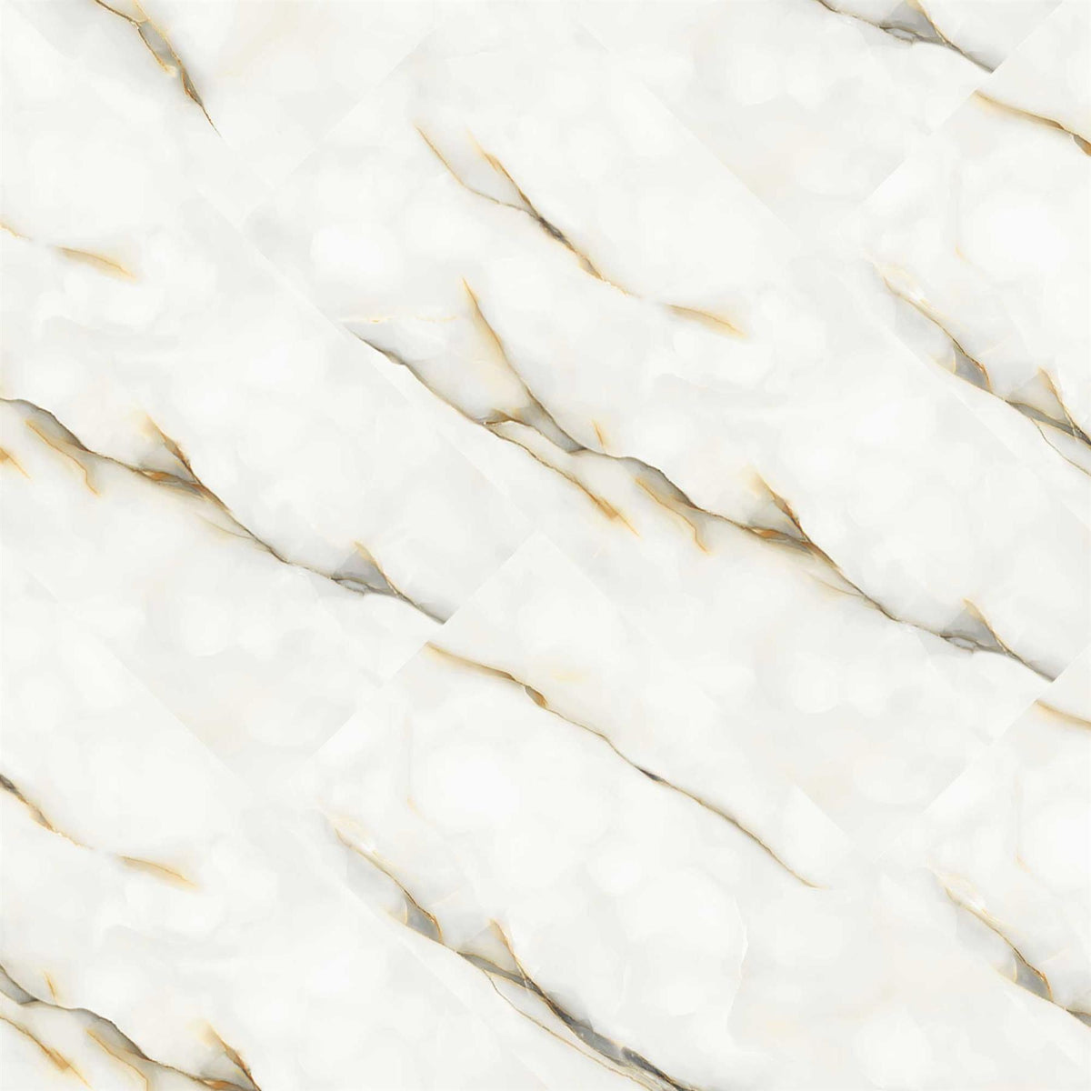 Marble Effect Pearl White Matt Onyx Porcelain Tile 1200x600mm (1020PL)