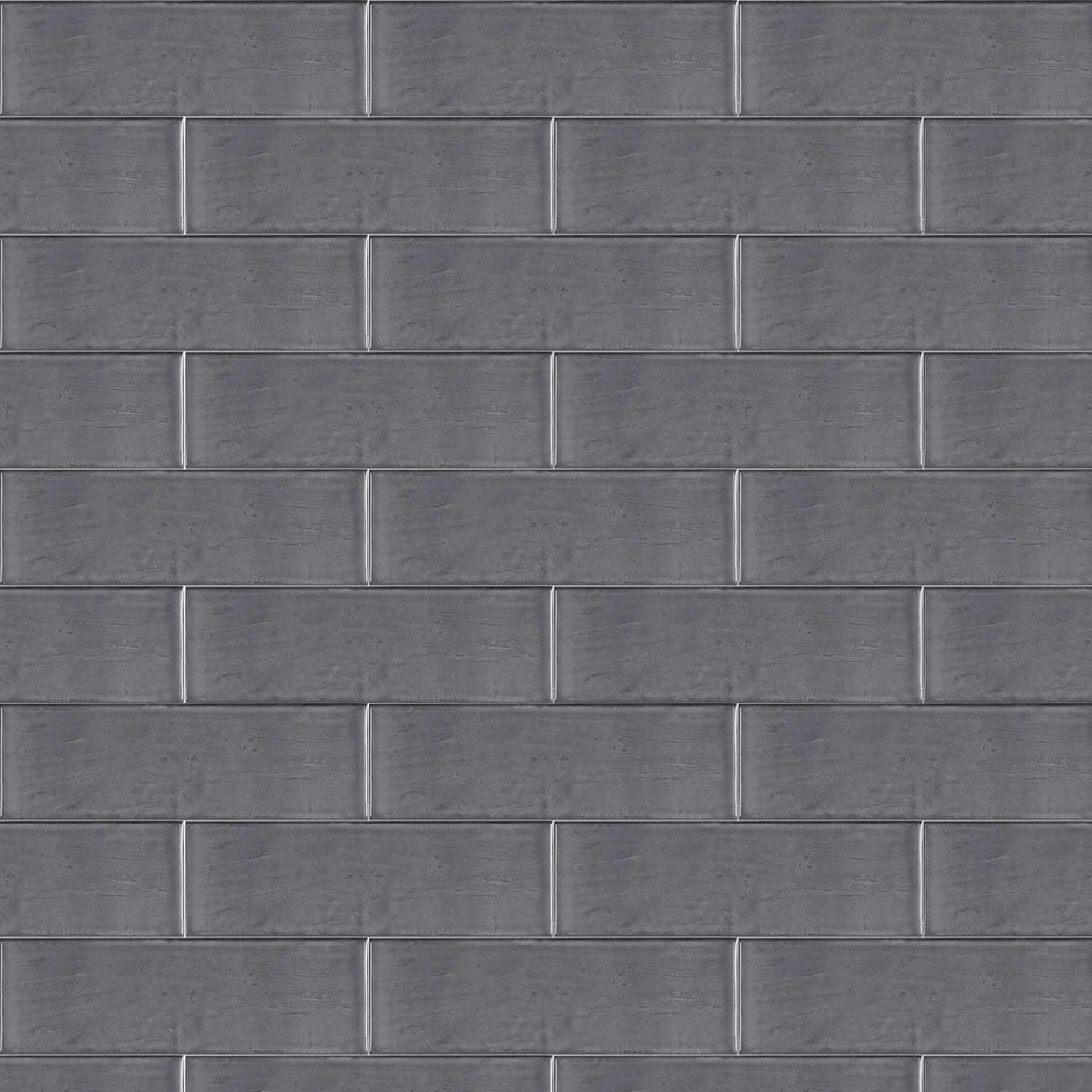 Subway Tile Graphite Gloss Ceramic Wall Tile 65x200mm (1012)