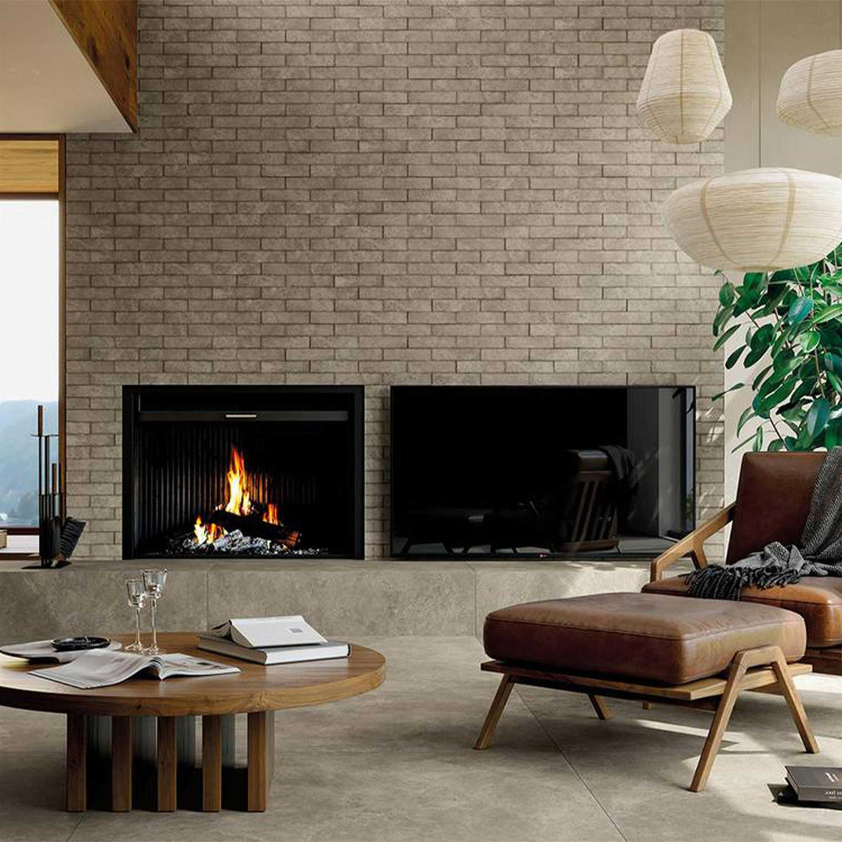 Grey Wall Floor Porcelain Tile Concrete Effect 600x600x9mm (1016)