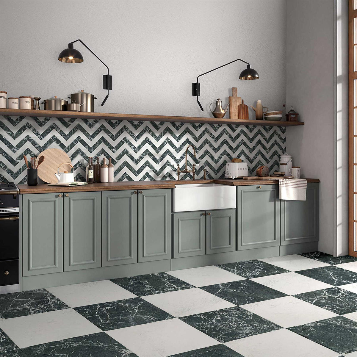Arco Grey Porcelain Wall Floor Tiles 300x300mm (1003)