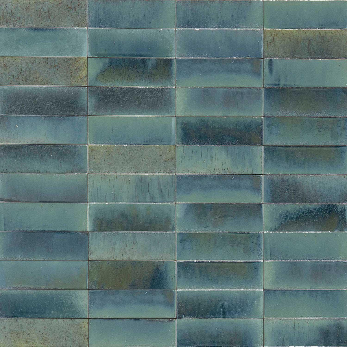 Subway Style Blue Porcelain Wall Floor Tile 50x150mm (1007)