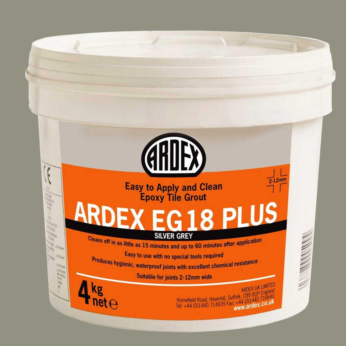 Ardex EG18 Plus Epoxy Grout Easy to Apply 4KG