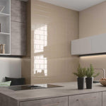 Subway Tile Grey Gloss Ceramic Wall Tile 65x200mm (1012)