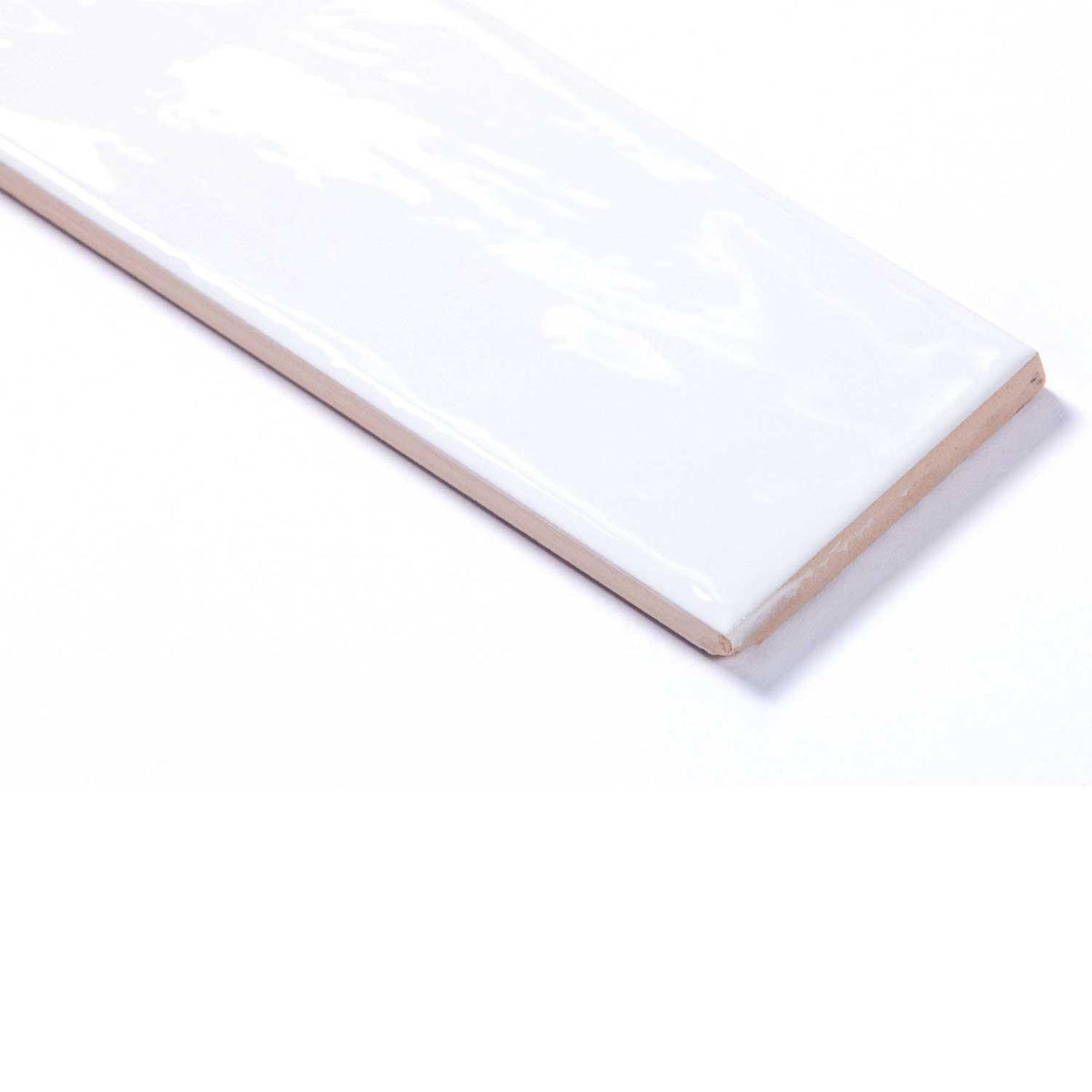 Subway Tile White Gloss Ceramic Wall Tile 65x200mm (1012)