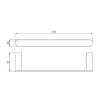 RAK Petit Round Towel Ring Series 1 - Gloss Chrome