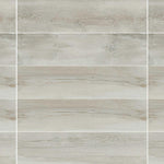 Wood Effect Matt White Porcelain Tile Plank 150x600mm