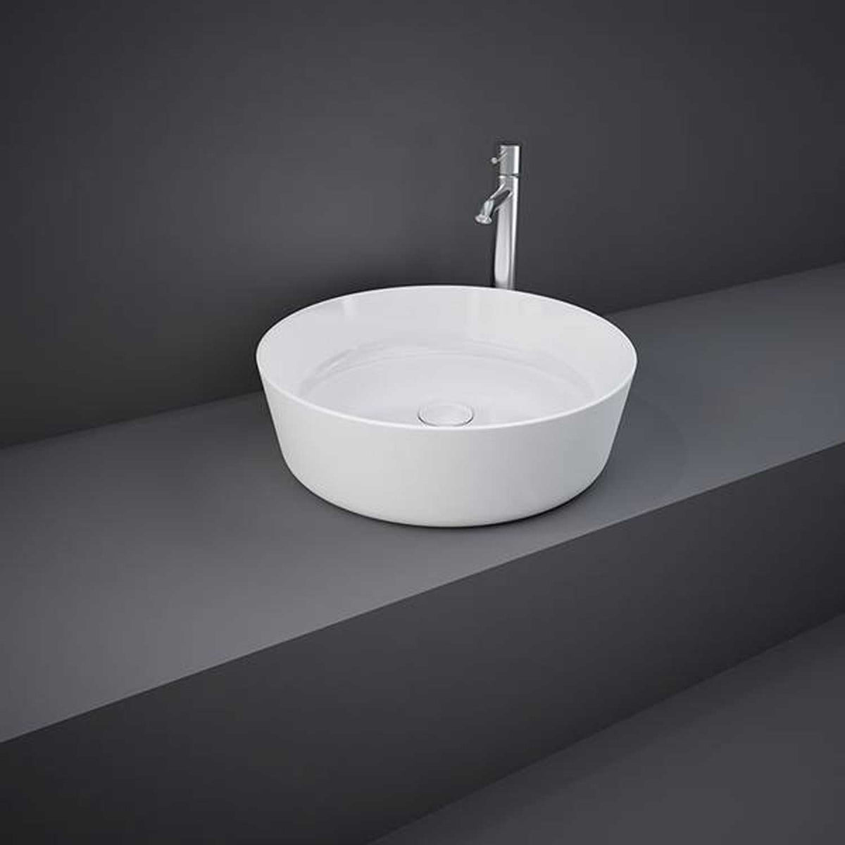 RAK-Feeling Counter Top Wash Basin Alpine White