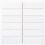 White Ceramic Wall Tile Gloss Subway Tiles 65x200mm (1008)