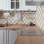 Arco Desert Sand Wall Floor Porcelain Tile Small Format 75x75mm (1003)