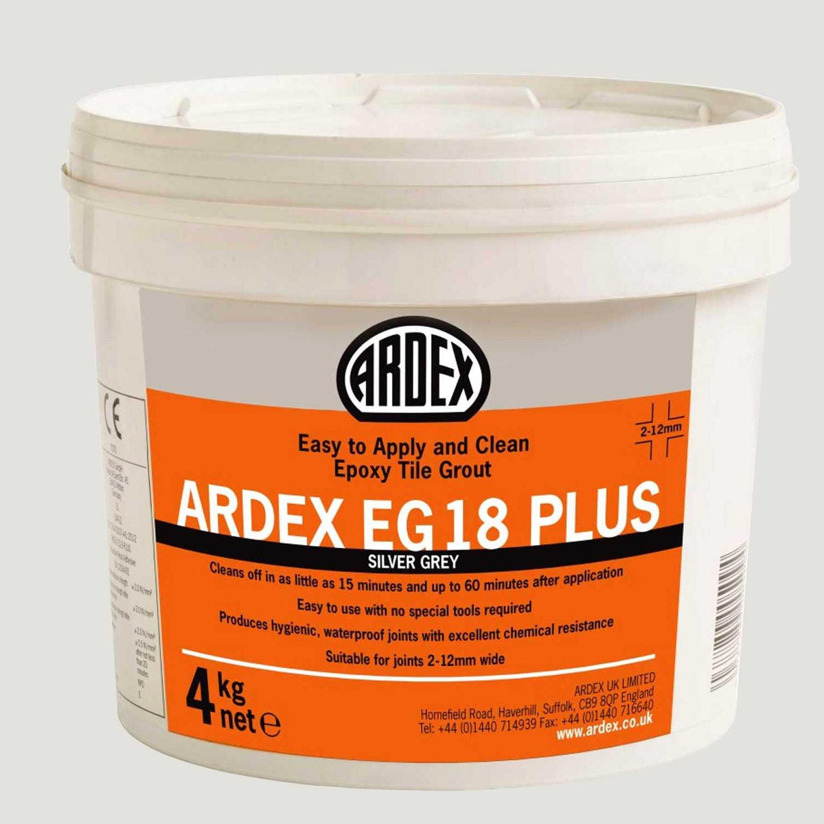 Ardex EG18 Plus Epoxy Grout Easy to Apply 4KG
