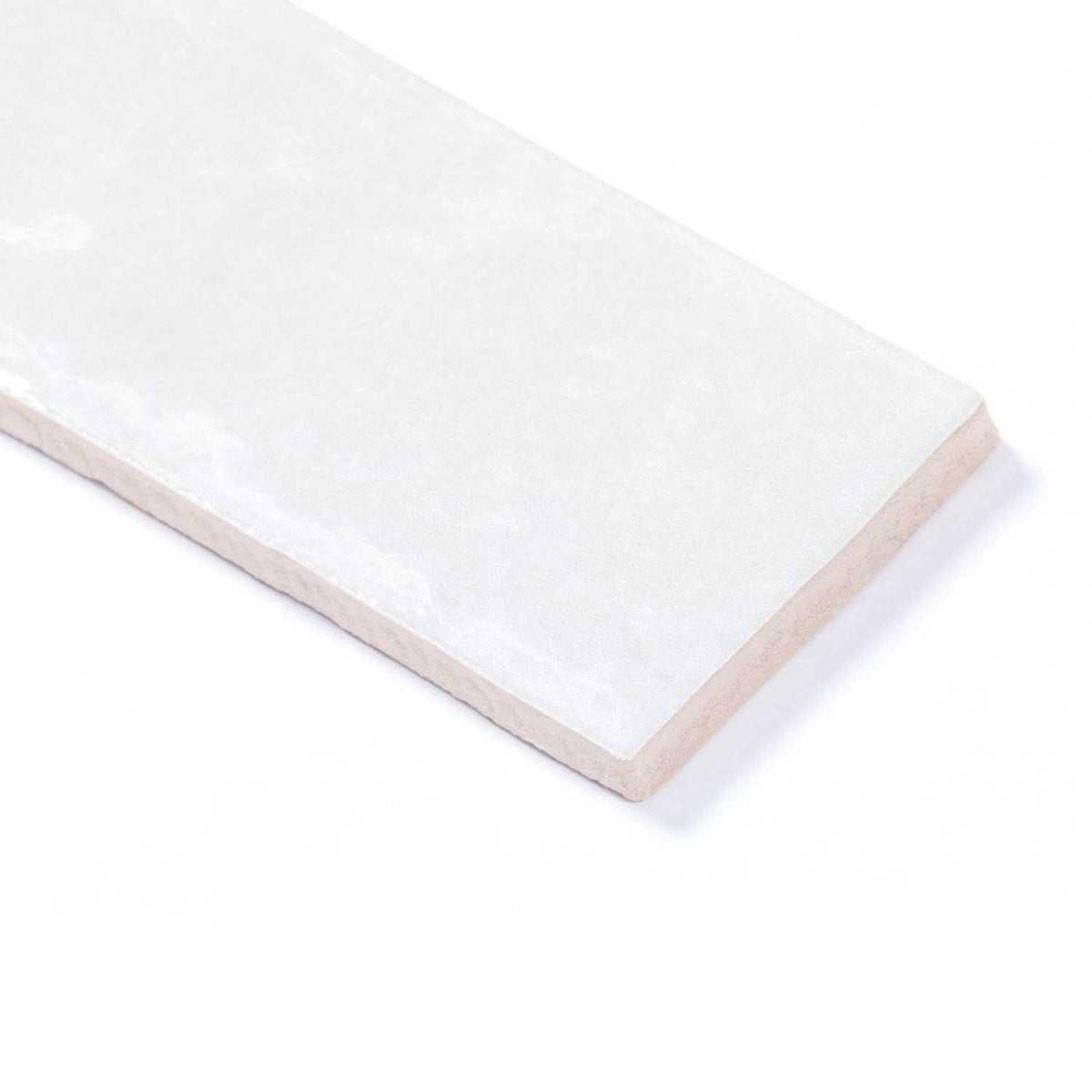 White Ceramic Wall Tile Gloss Subway Tiles 65x200mm (1008)