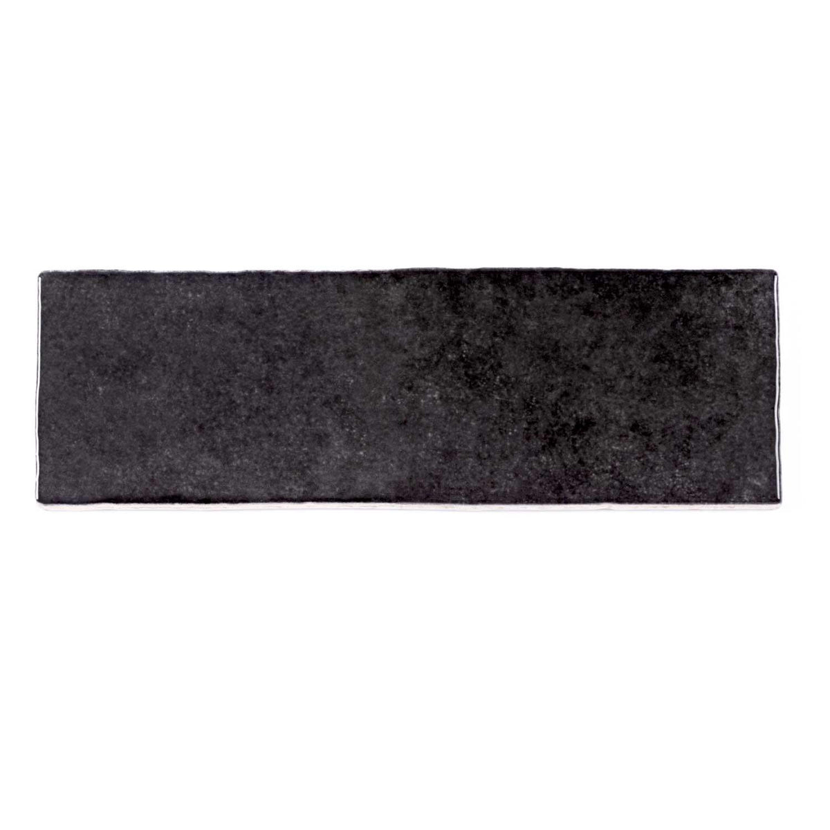 Black Ceramic Wall Tile Gloss Subway Tiles 65x200mm (1008)