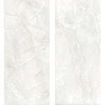 Ivory Marble Effect Large Format Onyx Porcelain Tiles (Matt)600x1200mm (1005)