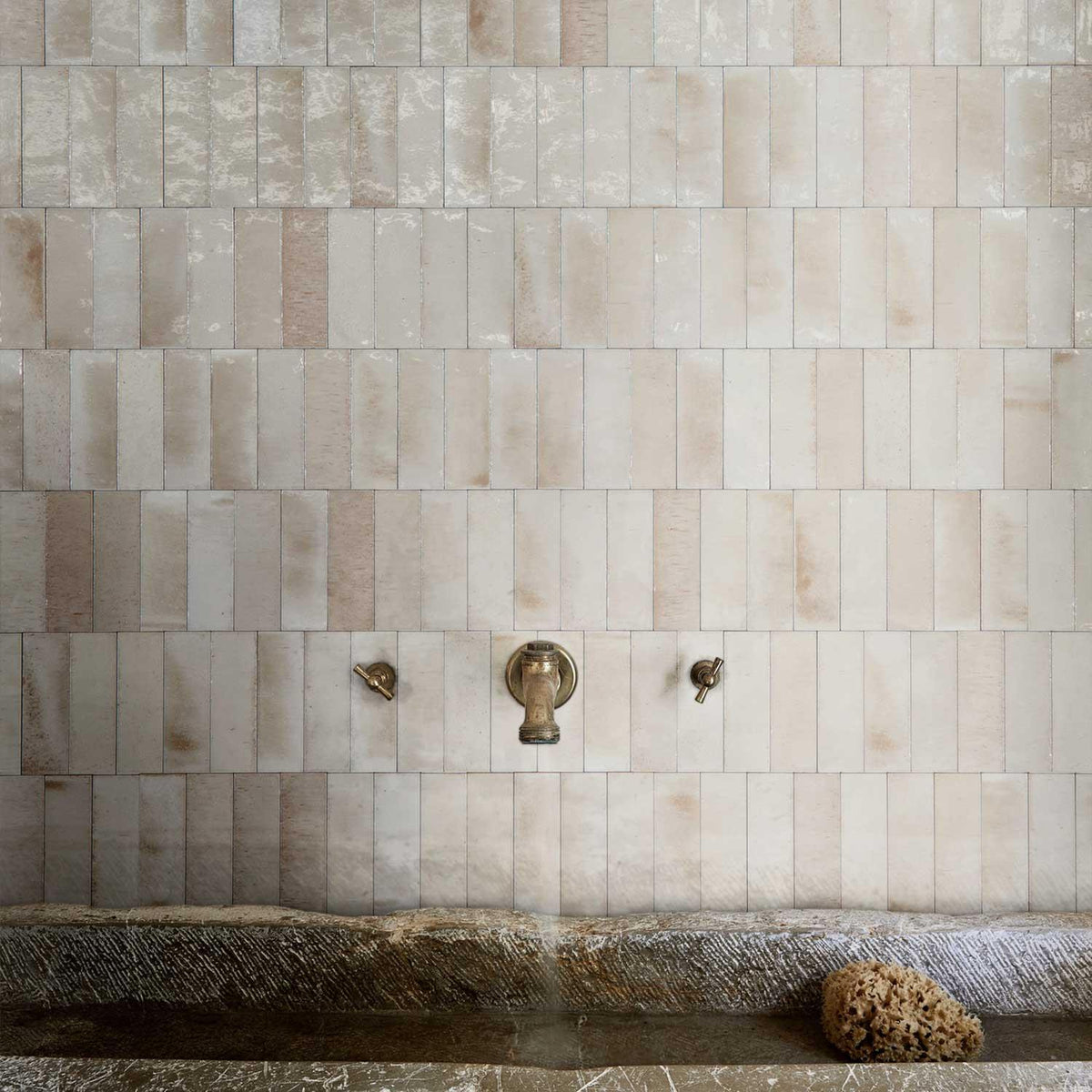 Subway Style Beige Porcelain Wall Floor Tile 50x150mm (1007)