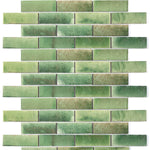 Subway Style Green Porcelain Wall Floor Tile 50x150mm (1007)