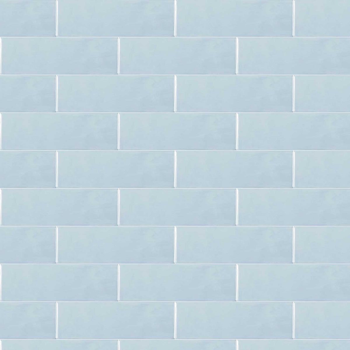 Subway Tile Blue Gloss Ceramic Wall Tile 65x200mm (1012)