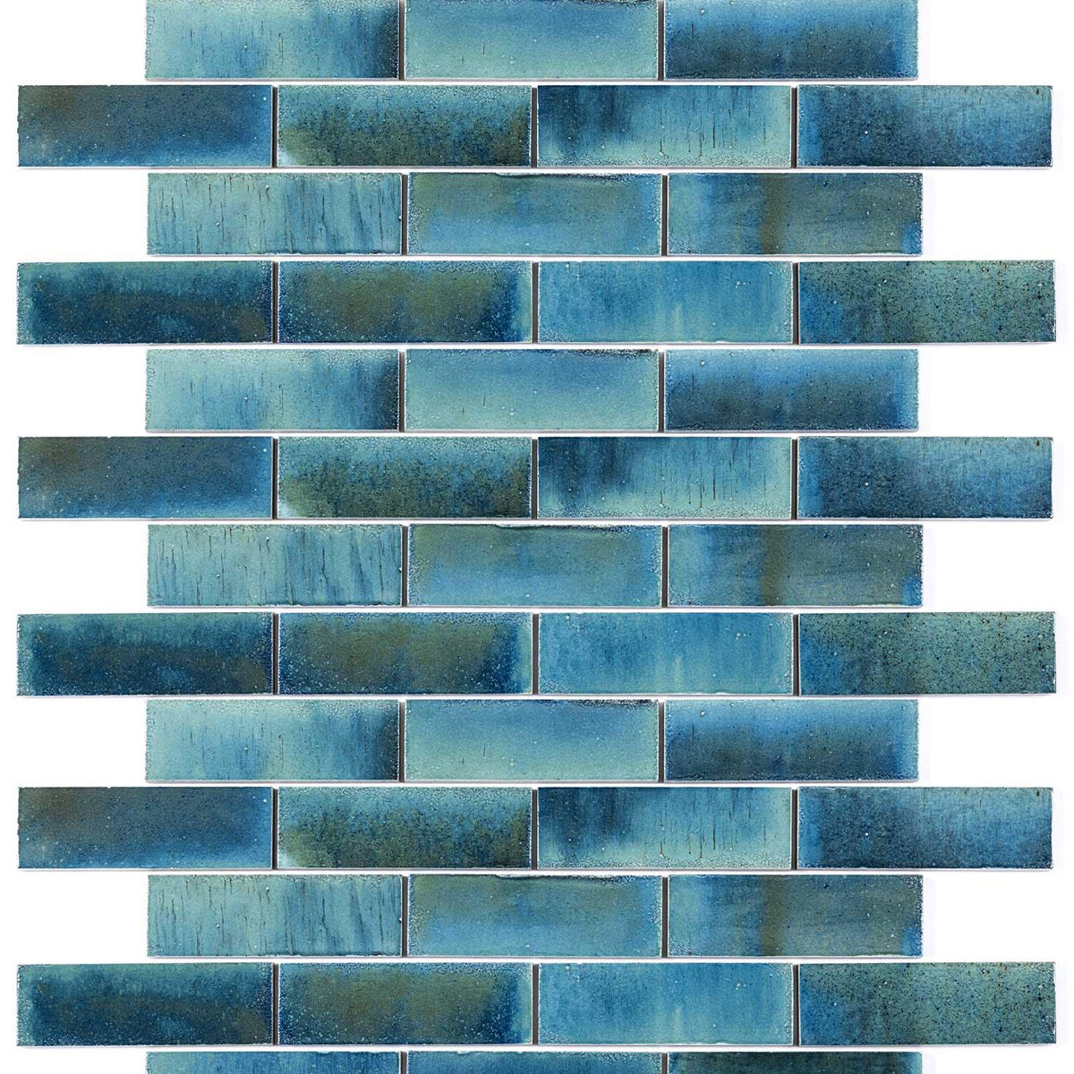 Subway Style Blue Porcelain Wall Floor Tile 50x150mm (1007)