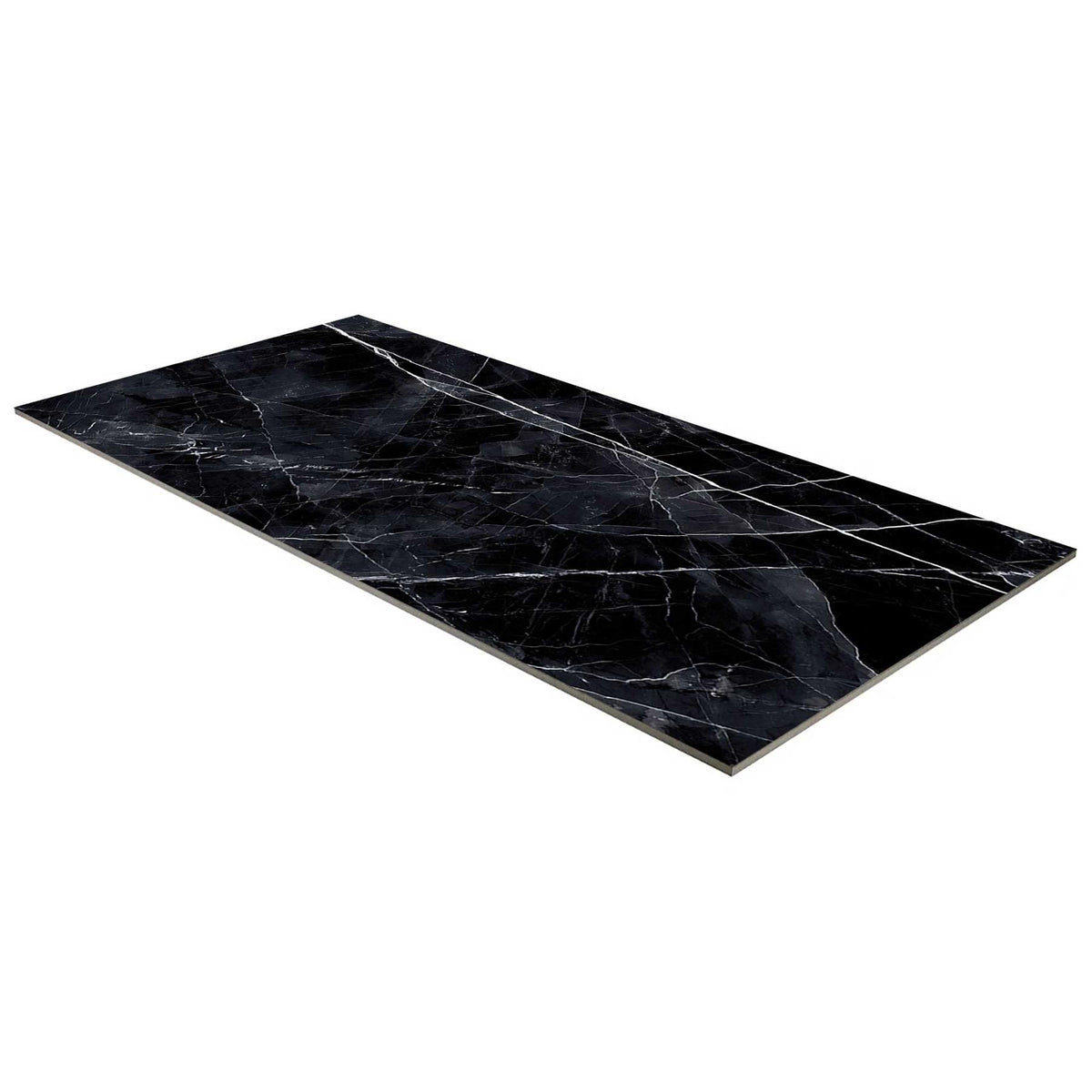 Calacatta Black Polished Large Tile Slab 1600x3200x6mm (2021PP1632)