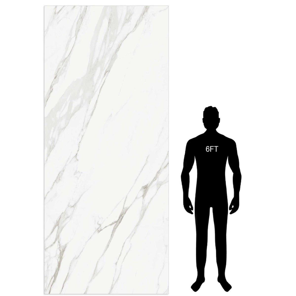 Large Marble Polished Tile Slab Essence (1200 to 3200mm) 1036