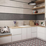Subway Tile Ivory Gloss Ceramic Wall Tile 65x200mm (1012)
