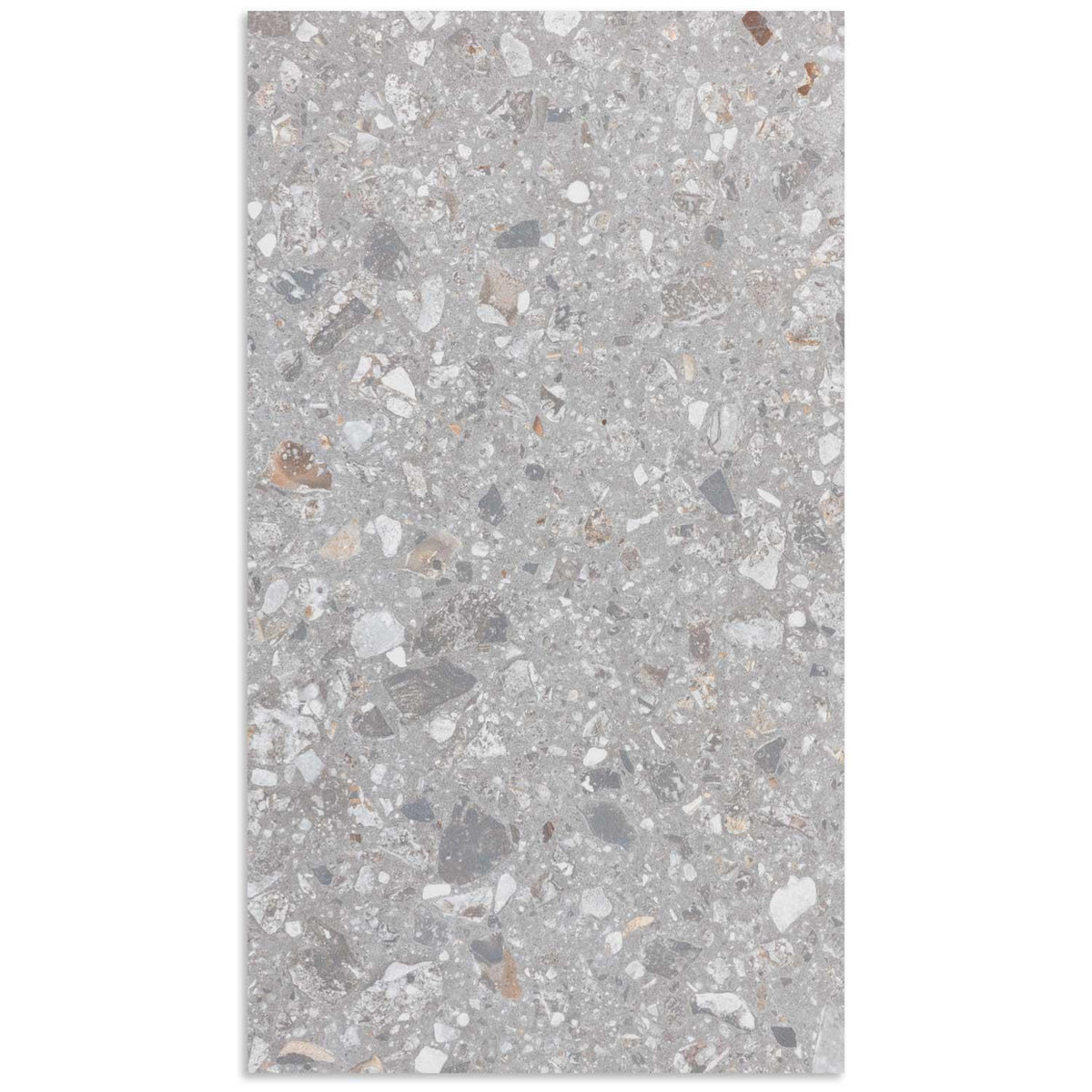 Dark Grey Terrazzo Porcelain Tile 300x600mm (1026DG36)