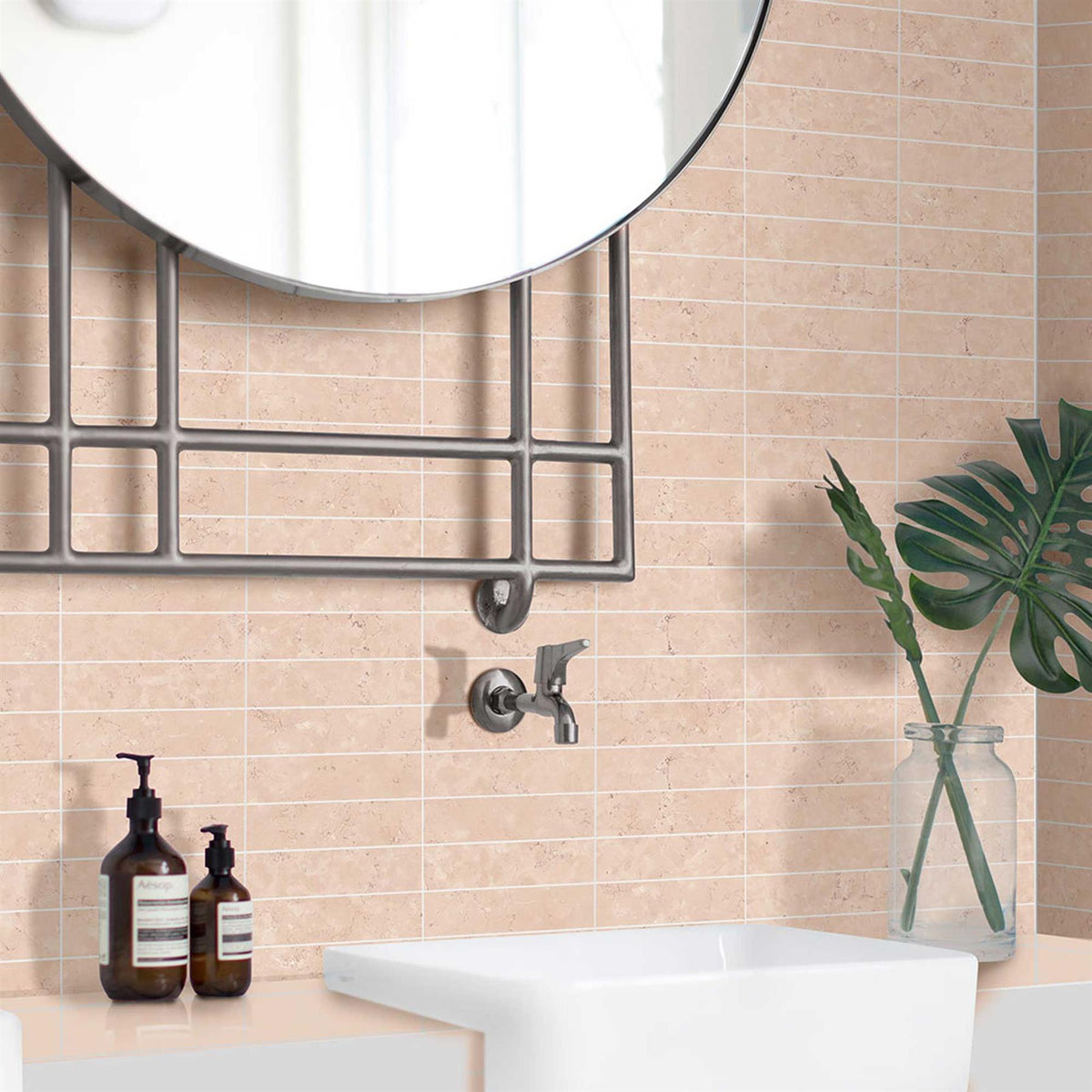 Arco Desert Sand Wall Floor Porcelain Tiles Subway Style 75x300mm (1003)