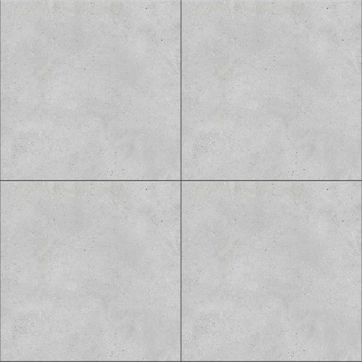 Concrete Effect Grey Porcelain Wall-Floor Tile 600x600mm (1015)