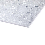 Light Grey Terrazzo Porcelain Tile 600x600mm (1026LG66)