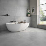 Concrete Effect Decor Grey Ceramic Wall Tile 300x900mm (1015)