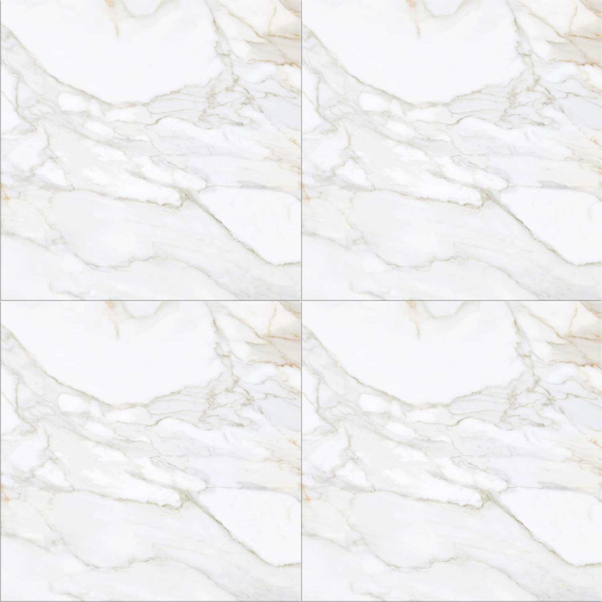 Calacatta Gold Marble Effect Matt Finish Porcelain Tile 600x600mm