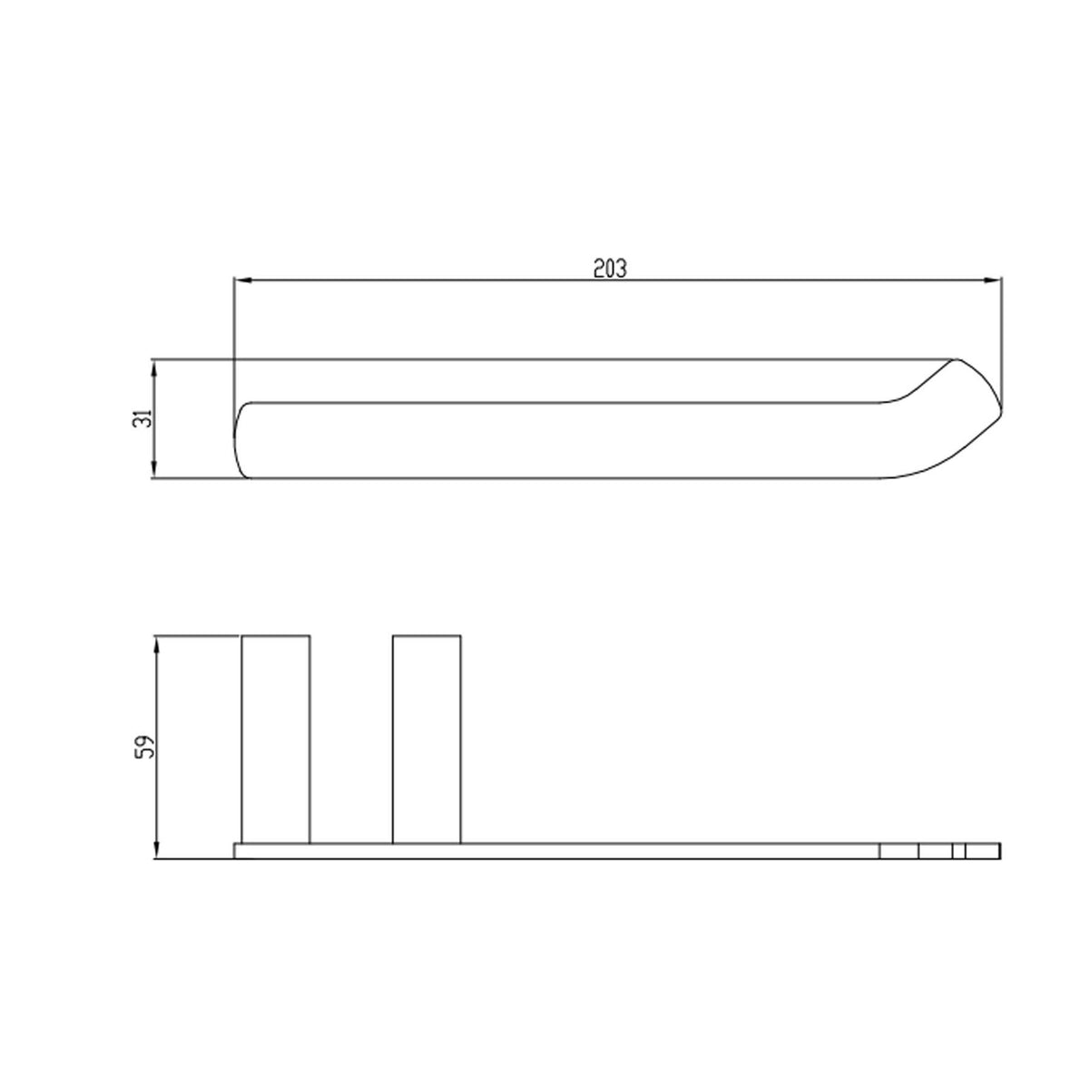 RAK Petit Stainless Steel Toilet Roll Holder Series 1 (Black, Chrome, Gold, Nickel)