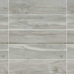 Wood Effect Matt Grey Porcelain Tile Plank 150x600mm