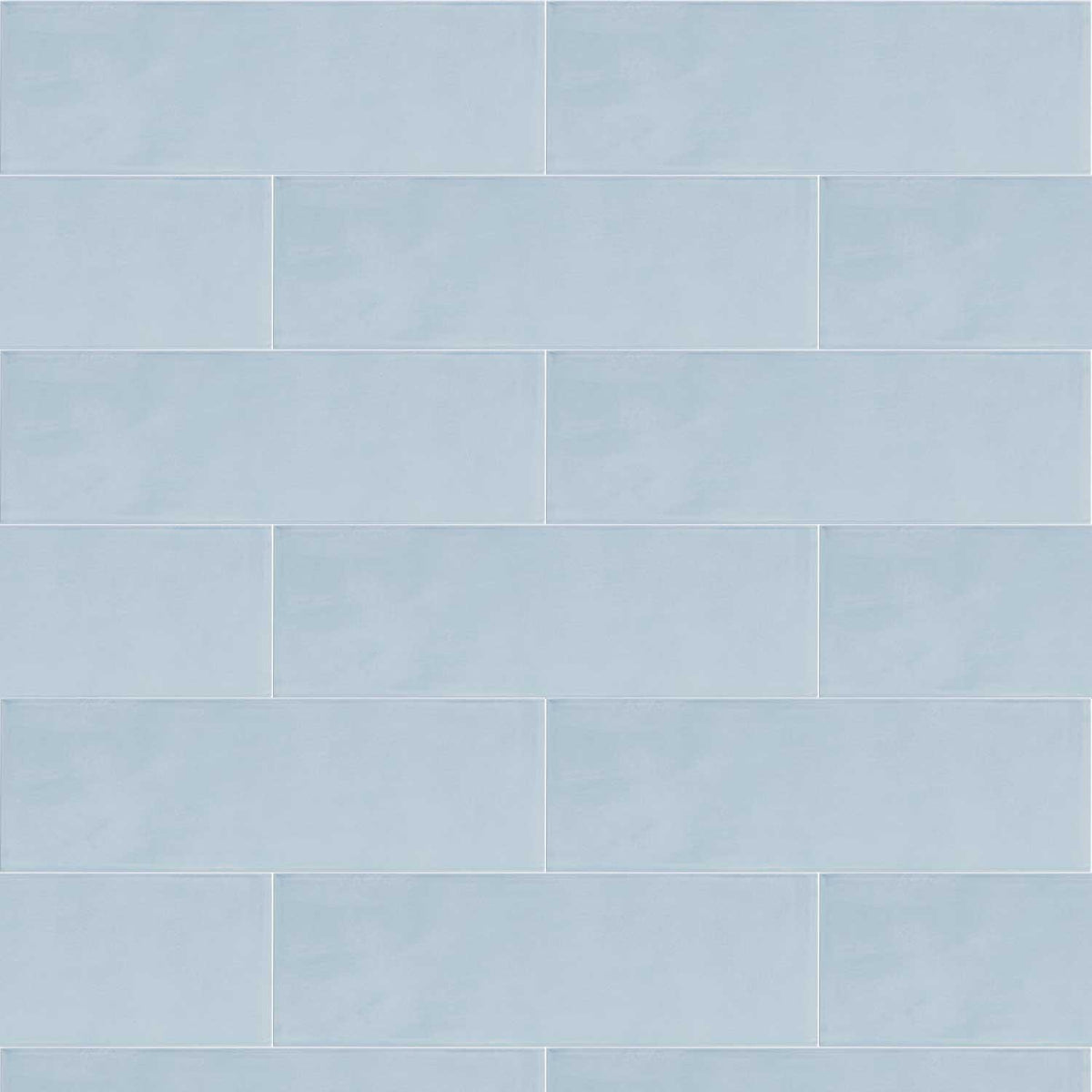 Subway Tile Blue Gloss Ceramic Wall Tile 65x200mm (1012)