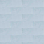 Subway Tile Blue Gloss Ceramic Wall Tile 65x200mm (1012)