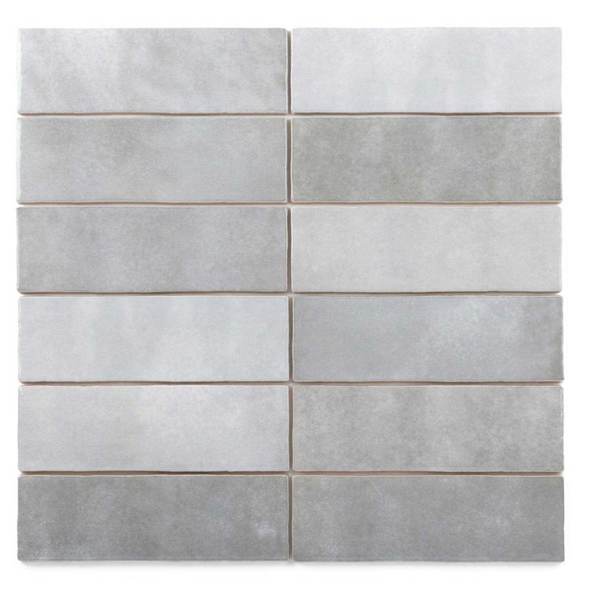 Grey Ceramic Wall Tile Gloss Subway Tiles 65x200mm (1008)