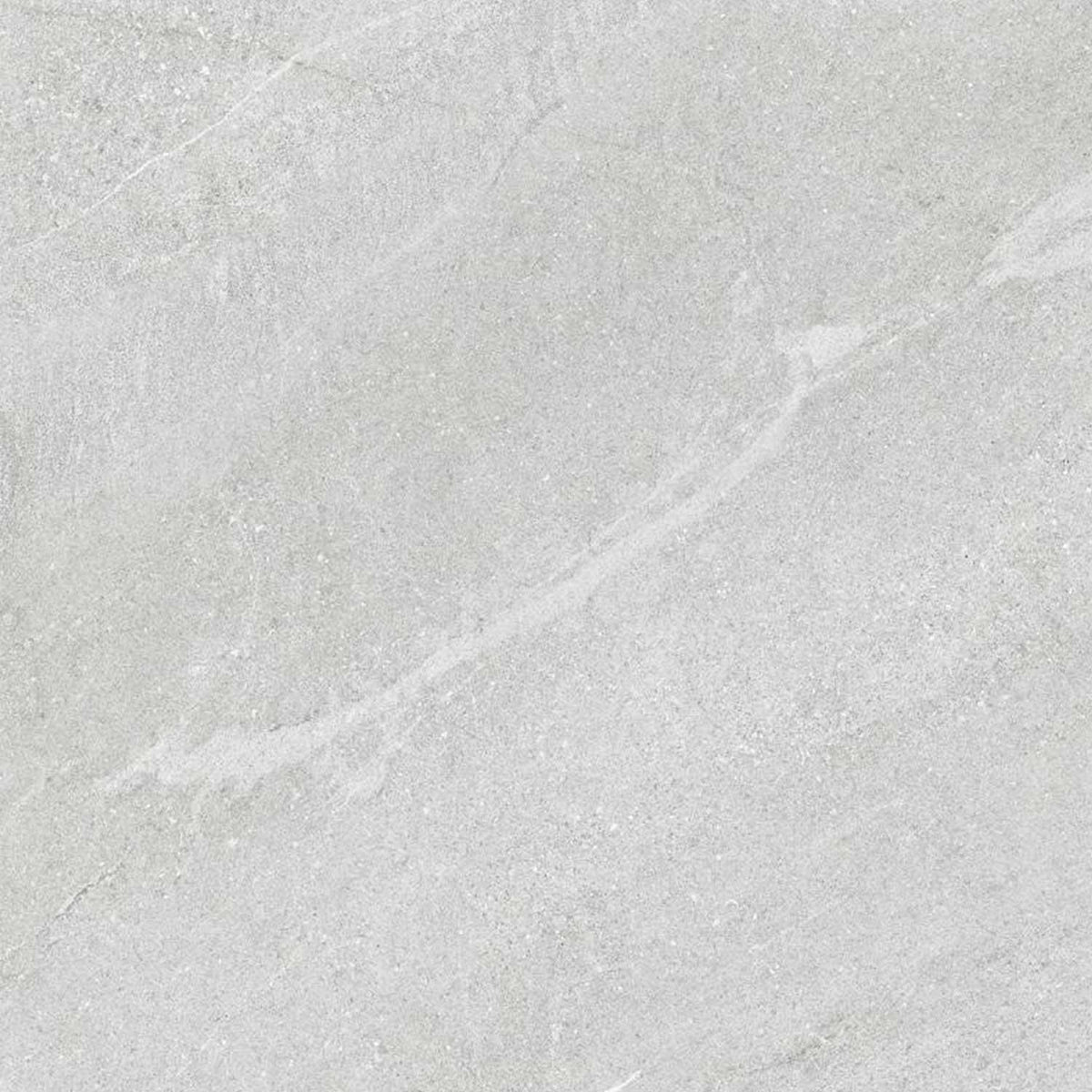 Stone Effect Light Grey Porcelain Tiles Natural Look 595x595mm (1014)