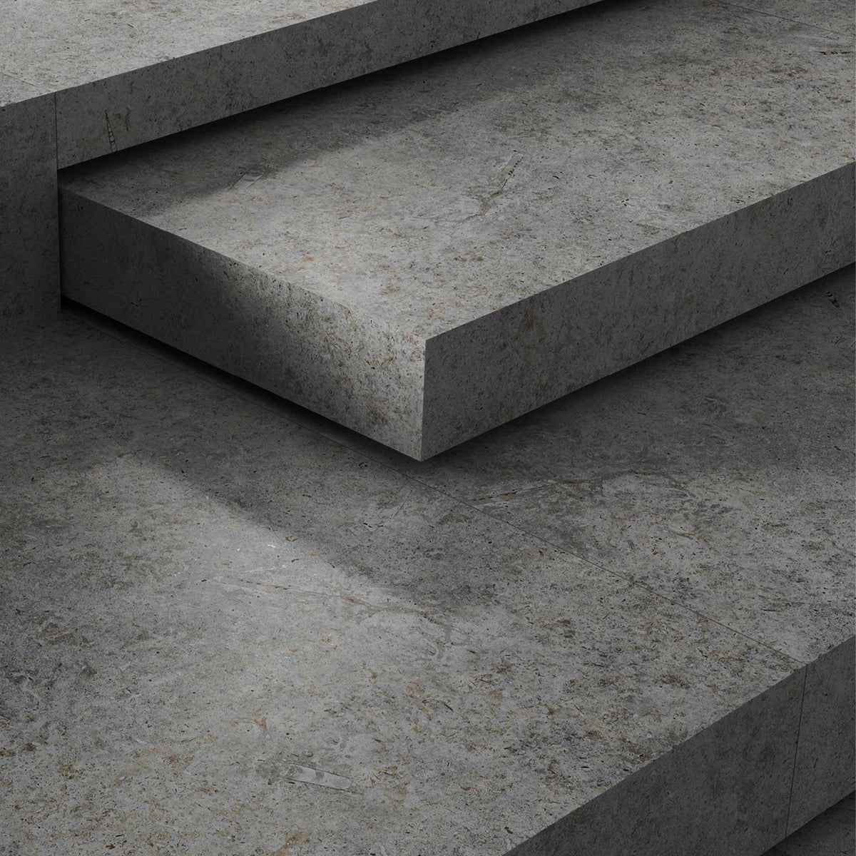 Dark Grey Matt Concrete Effect Porcelain Tile 900x900mm (1009)
