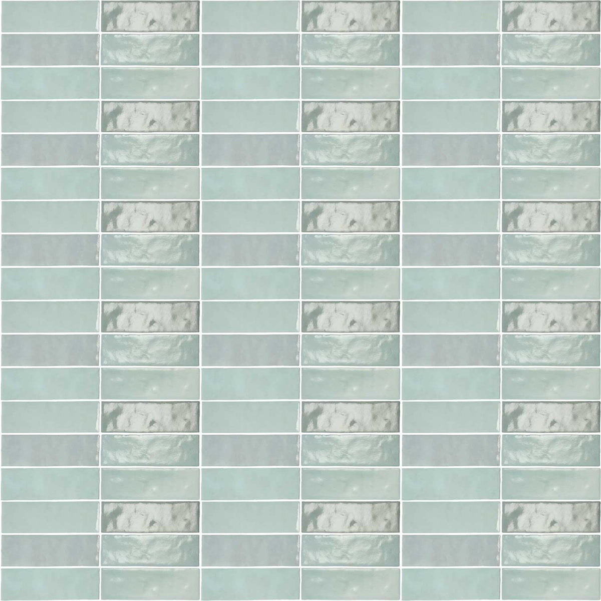 Aqua Ceramic Wall Tile Gloss Subway Tiles 65x200mm (1008)