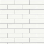 Subway Tile Ivory Gloss Ceramic Wall Tile 65x200mm (1012)