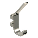 RAK Petit Square Robe Hook Wall Mounted - Nickel
