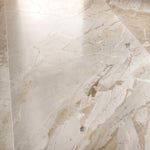 Almond Marble Effect Large Format Porcelain Tiles 600x1200mm (1019A) | Bathroom Tiles