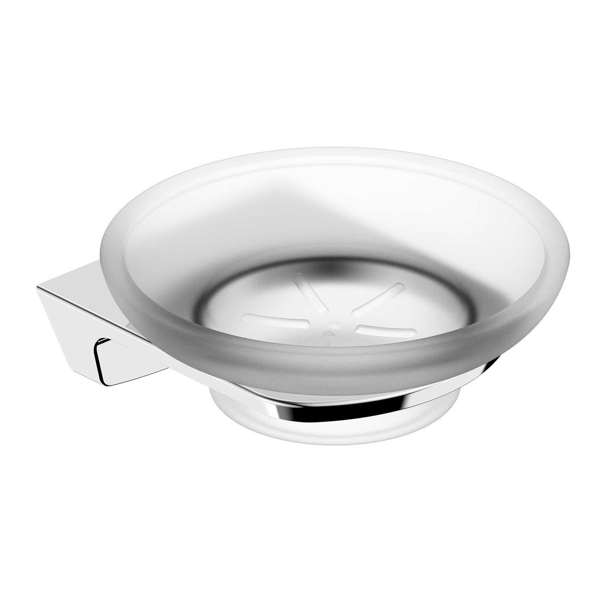 RAK Petit Square Soap Dish Hoder Wall Mounted - Chrome